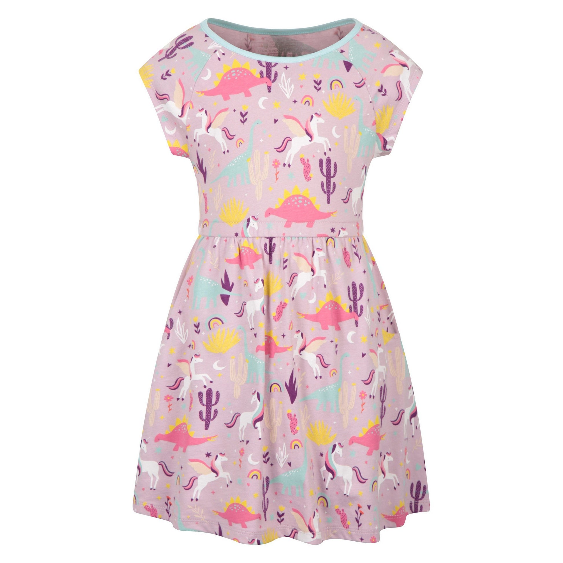 Lilac - Front - Mountain Warehouse Childrens-Kids Penelope All-Over Print Dress