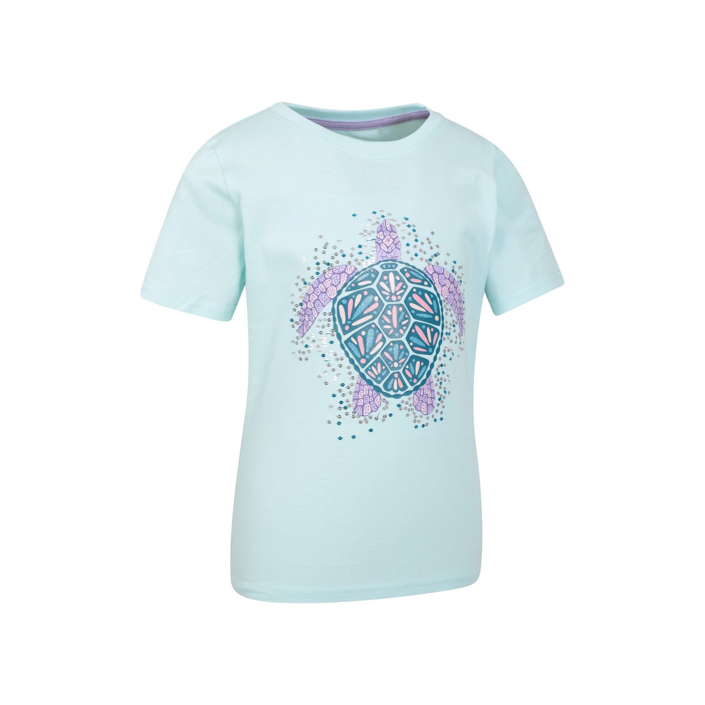 Turquoise - Lifestyle - Mountain Warehouse Childrens-Kids Turtle Organic T-Shirt