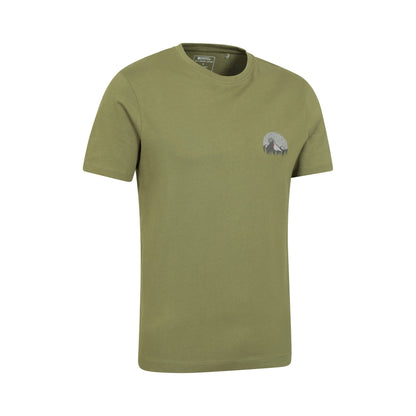 Khaki - Lifestyle - Mountain Warehouse Mens Circle Organic T-Shirt