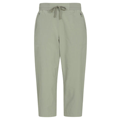 Khaki Green - Front - Mountain Warehouse Womens-Ladies Explorer Capri