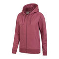 Dark Pink - Side - Mountain Warehouse Womens-Ladies Essentials Full Zip Hoodie