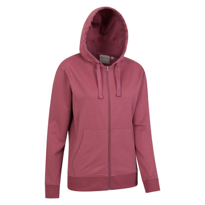 Dark Pink - Lifestyle - Mountain Warehouse Womens-Ladies Essentials Full Zip Hoodie