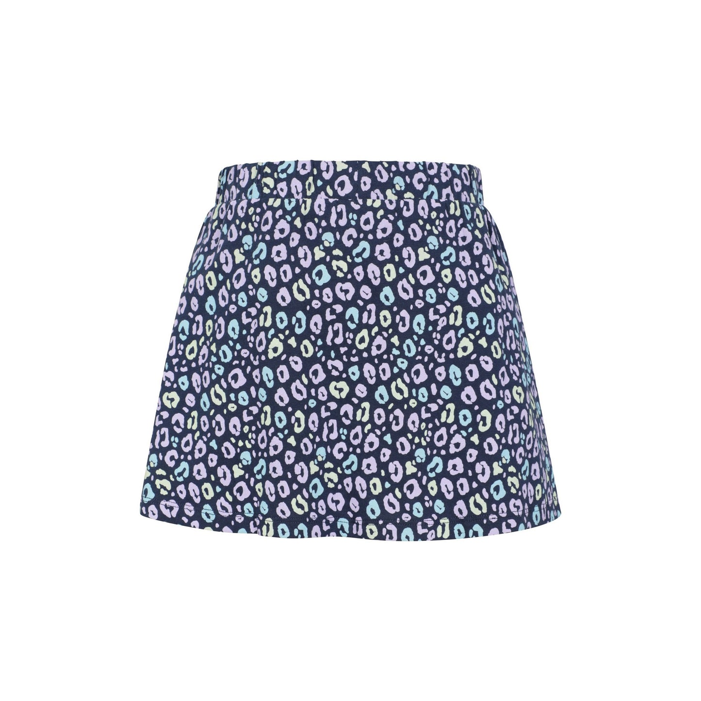 Purple - Back - Mountain Warehouse Girls Seaside Leopard Print Skort