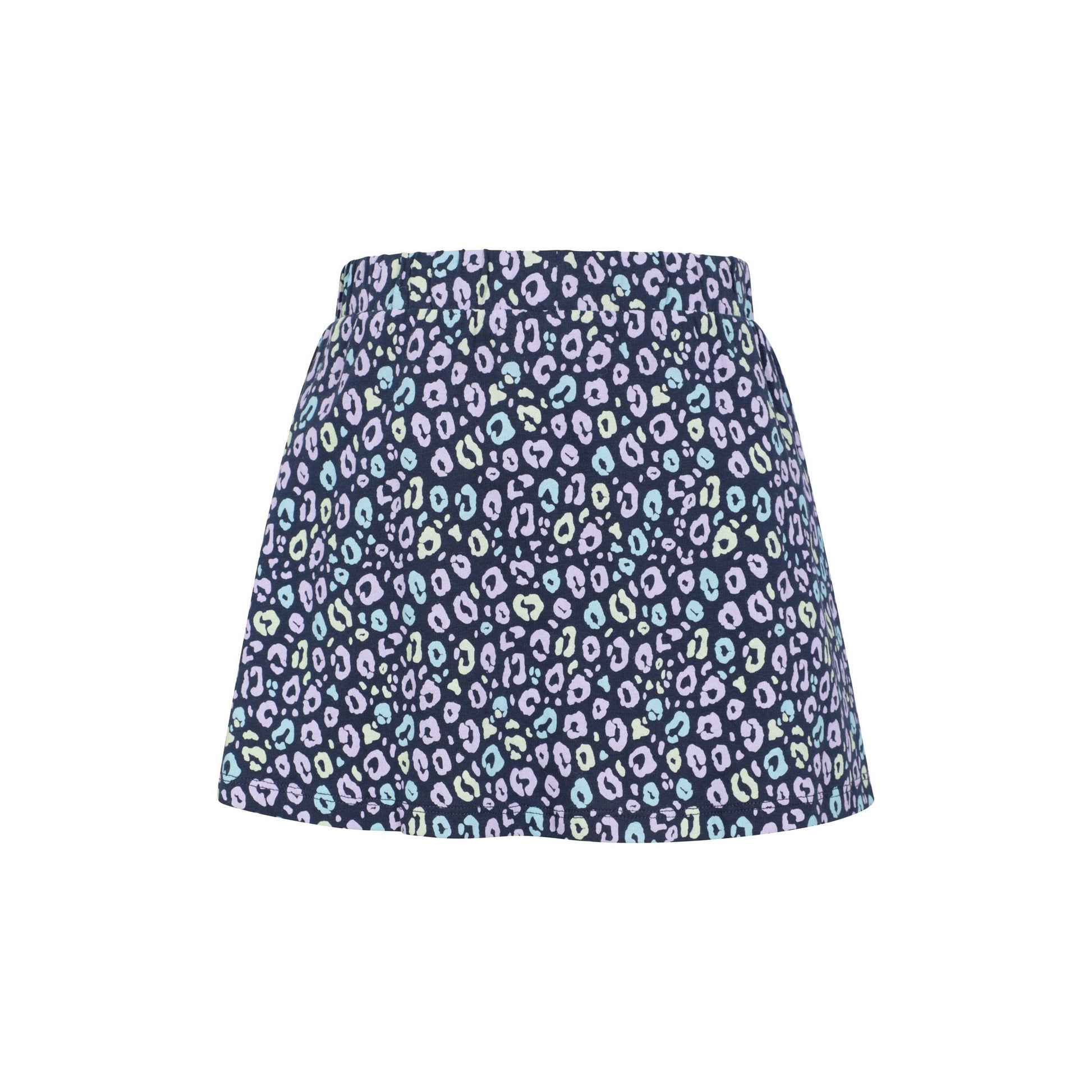 Purple - Back - Mountain Warehouse Girls Seaside Leopard Print Skort