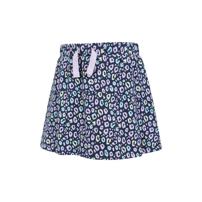 Purple - Side - Mountain Warehouse Girls Seaside Leopard Print Skort