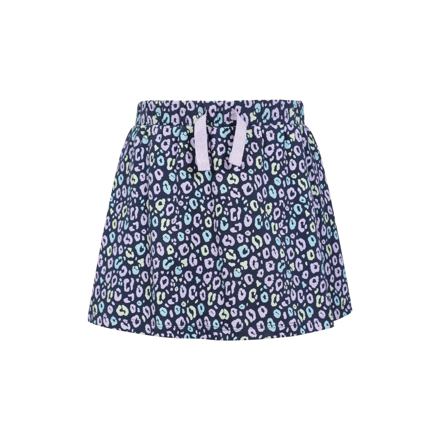 Purple - Front - Mountain Warehouse Girls Seaside Leopard Print Skort
