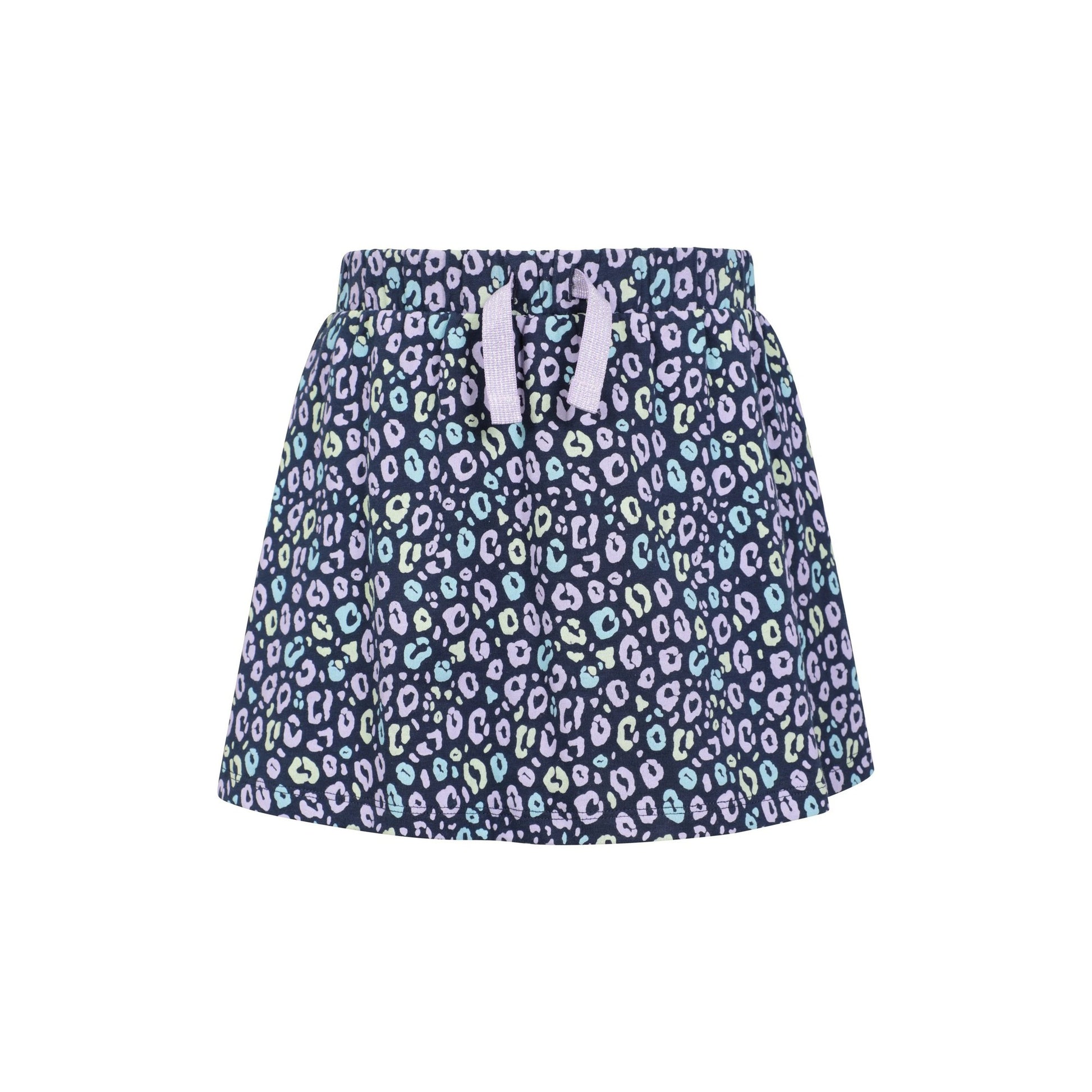 Purple - Front - Mountain Warehouse Girls Seaside Leopard Print Skort