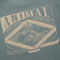 Khaki - Side - Animal Mens Jacob Graphic Print Organic T-Shirt