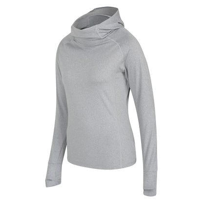 Grey - Side - Mountain Warehouse Womens-Ladies Breeze Yarn Recycled Hoodie