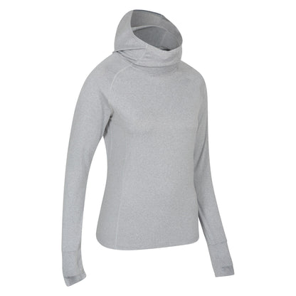 Grey - Lifestyle - Mountain Warehouse Womens-Ladies Breeze Yarn Recycled Hoodie