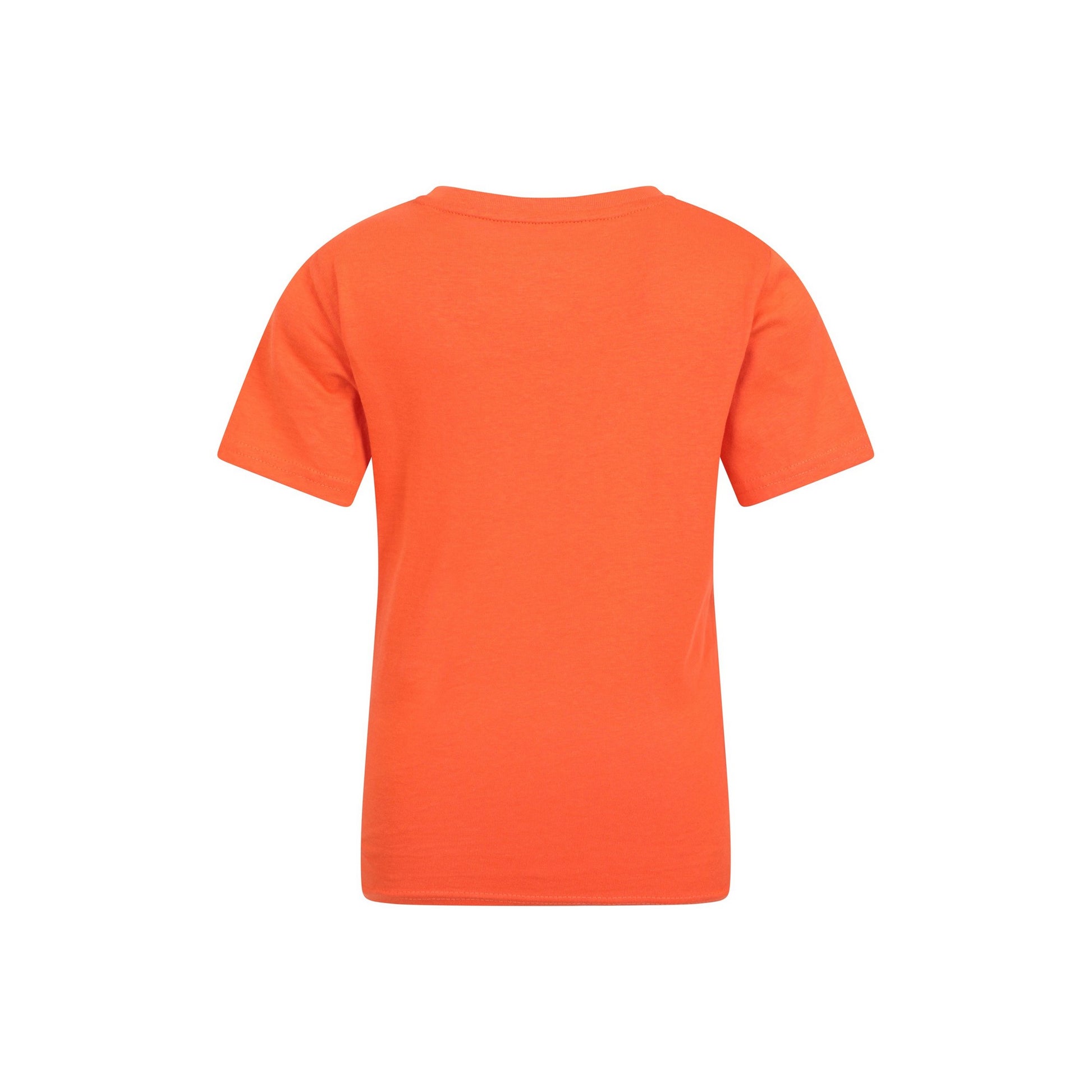 Orange - Back - Mountain Warehouse Childrens-Kids Skateboard Dino Organic T-Shirt