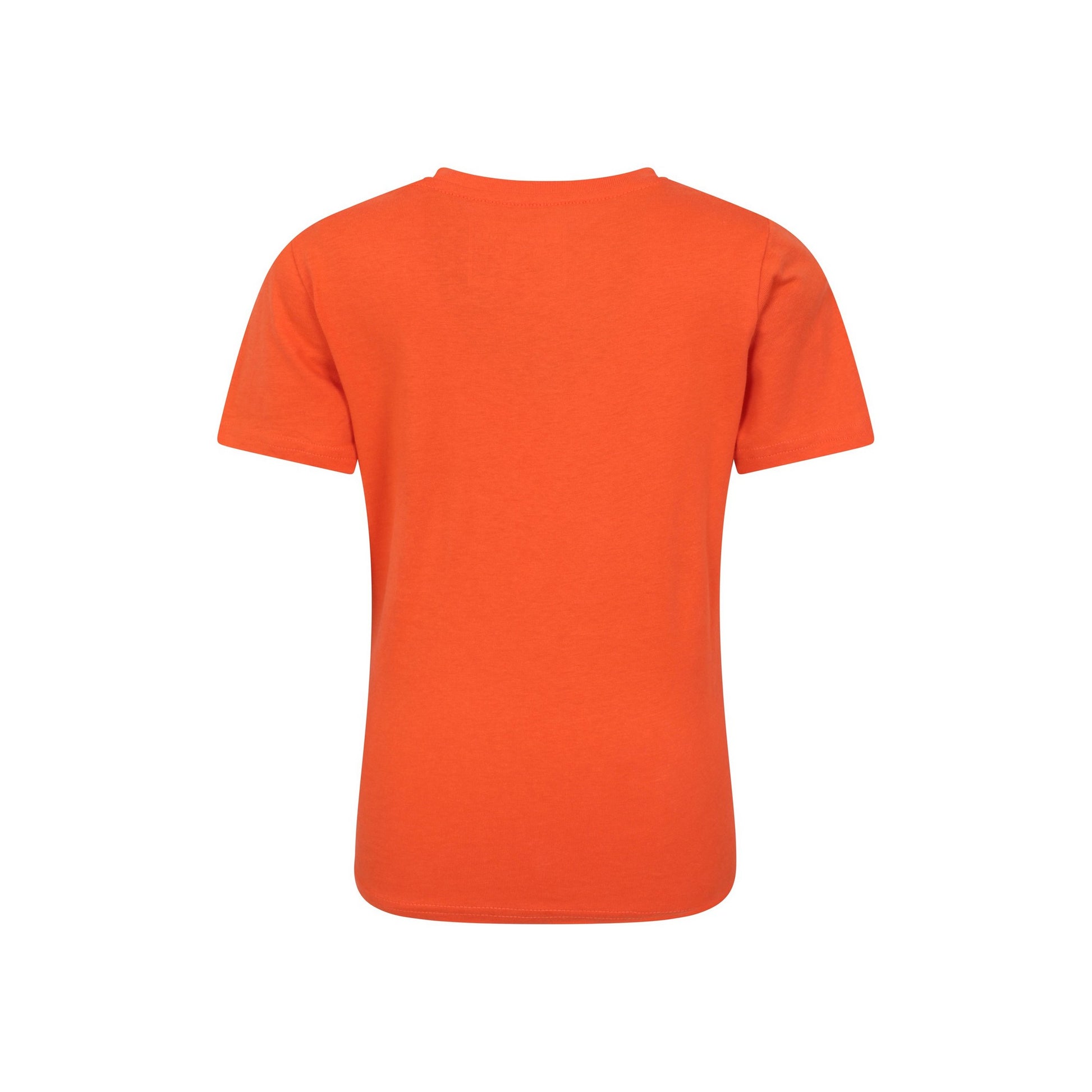 Orange - Back - Mountain Warehouse Childrens-Kids Skateboard Dino Organic T-Shirt