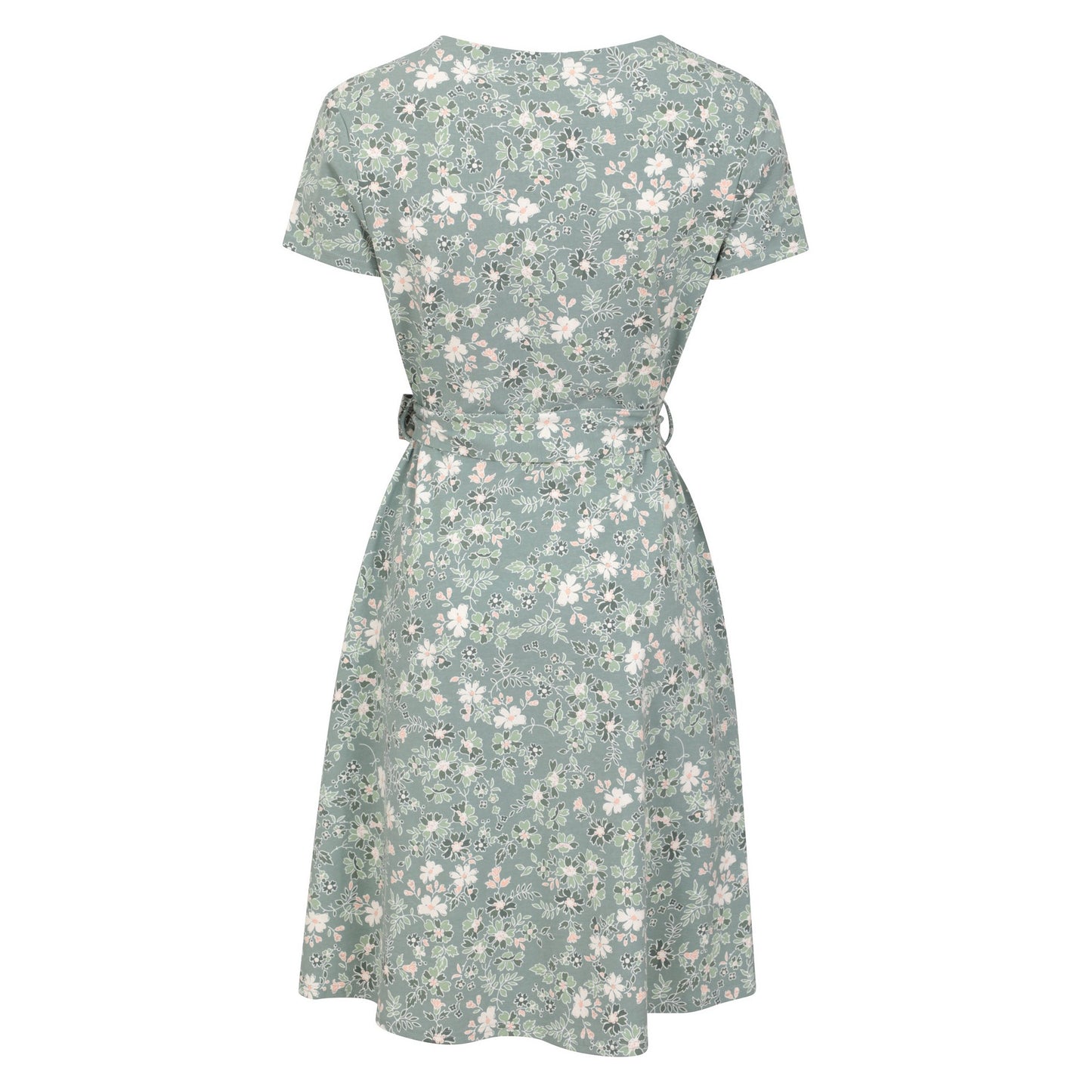Pale Green - Back - Mountain Warehouse Womens-Ladies Santorini Orchid Wrap Dress
