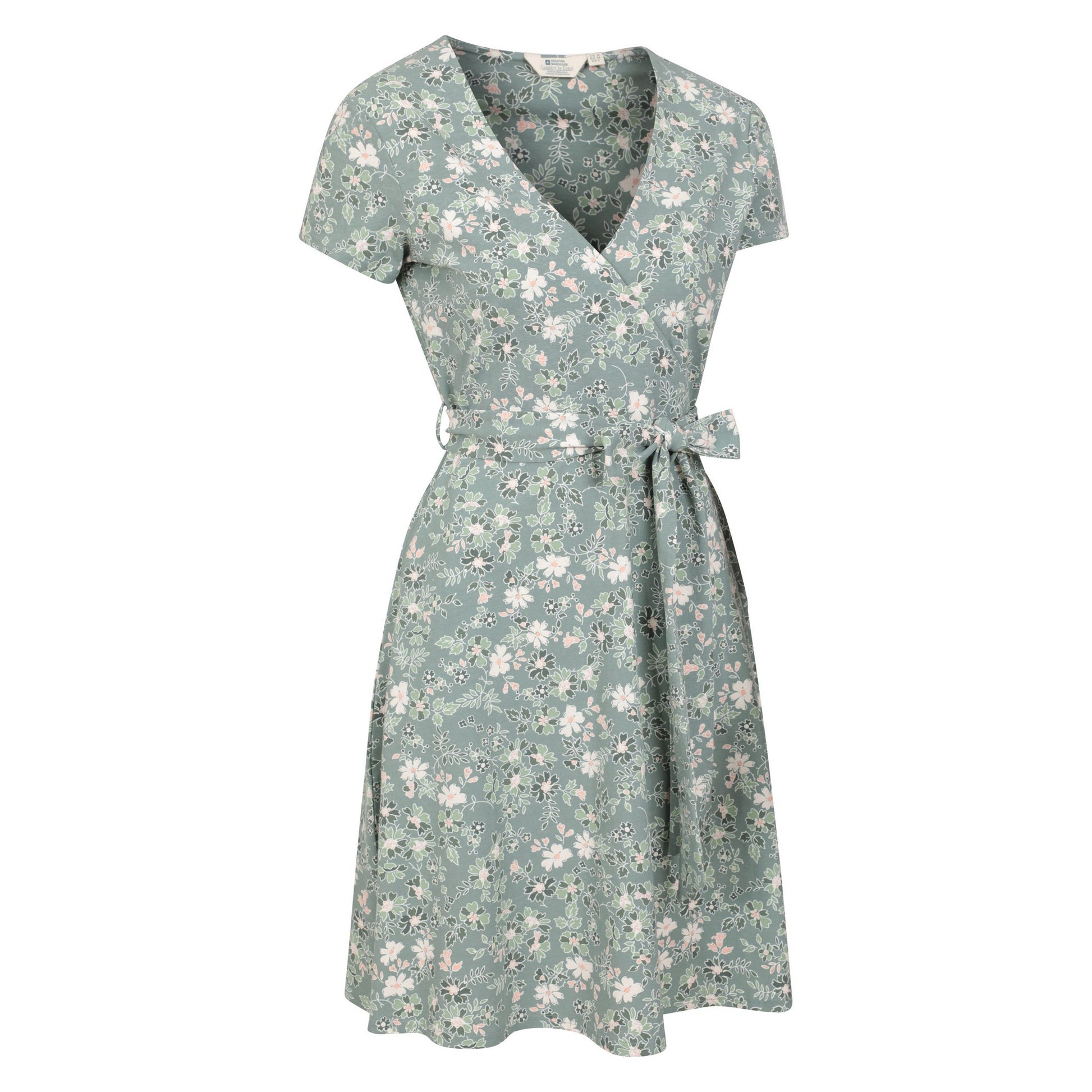 Pale Green - Lifestyle - Mountain Warehouse Womens-Ladies Santorini Orchid Wrap Dress