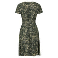 Khaki Green - Back - Mountain Warehouse Womens-Ladies Santorini Jersey Wrap Dress