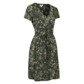 Khaki Green - Lifestyle - Mountain Warehouse Womens-Ladies Santorini Jersey Wrap Dress