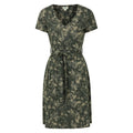 Khaki Green - Front - Mountain Warehouse Womens-Ladies Santorini Jersey Wrap Dress