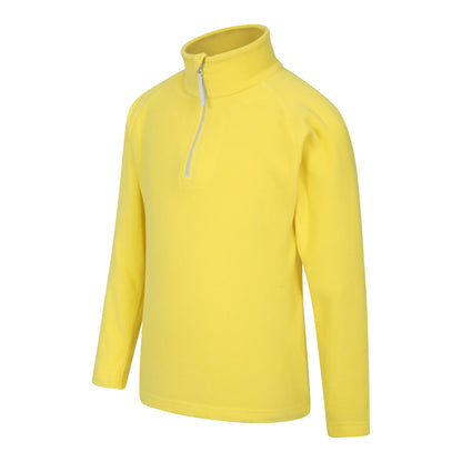 Blue-Yellow - Lifestyle - Mountain Warehouse Childrens-Kids Endeavour Printed Fleece Top (Pack of 2)