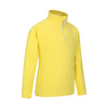 Blue-Yellow - Close up - Mountain Warehouse Childrens-Kids Endeavour Printed Fleece Top (Pack of 2)