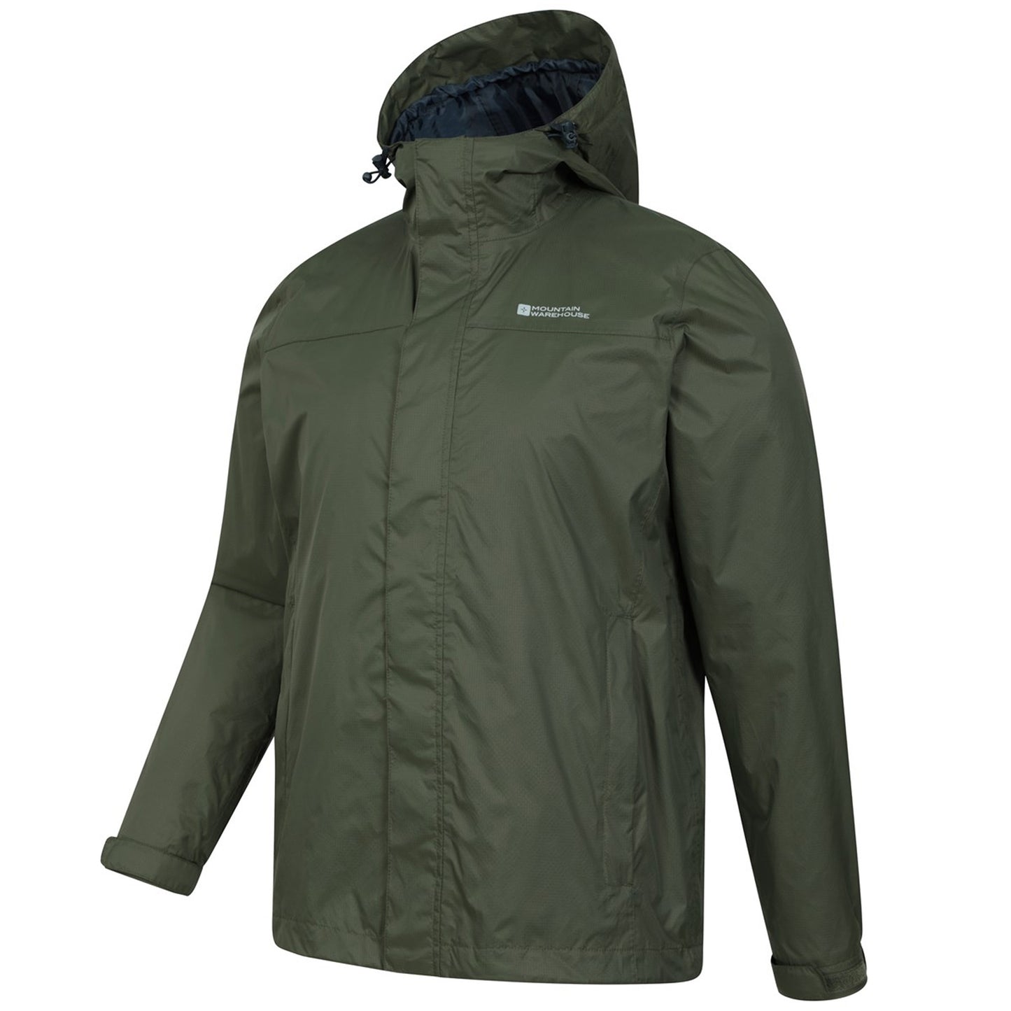 Green - Side - Mountain Warehouse Mens Torrent Waterproof Jacket