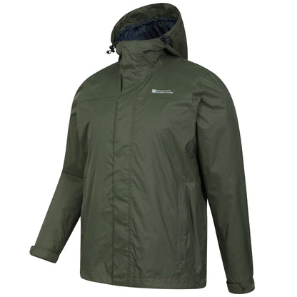 Green - Side - Mountain Warehouse Mens Torrent Waterproof Jacket