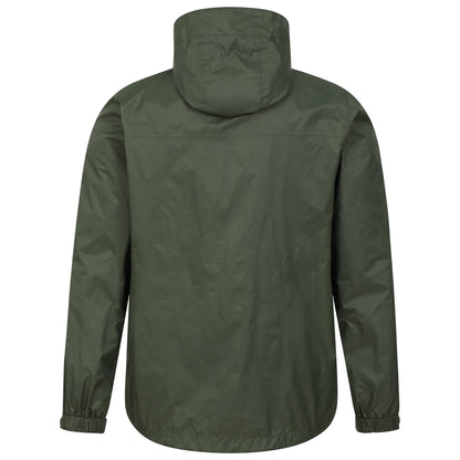 Khaki Green - Back - Mountain Warehouse Mens Torrent Waterproof Jacket
