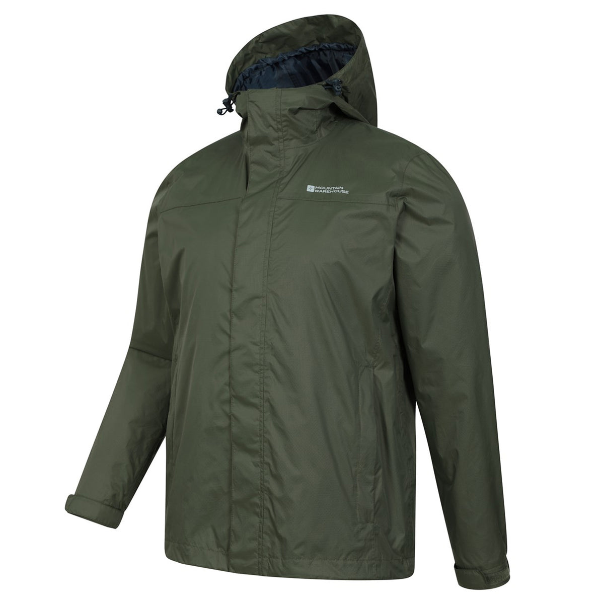 Khaki Green - Side - Mountain Warehouse Mens Torrent Waterproof Jacket