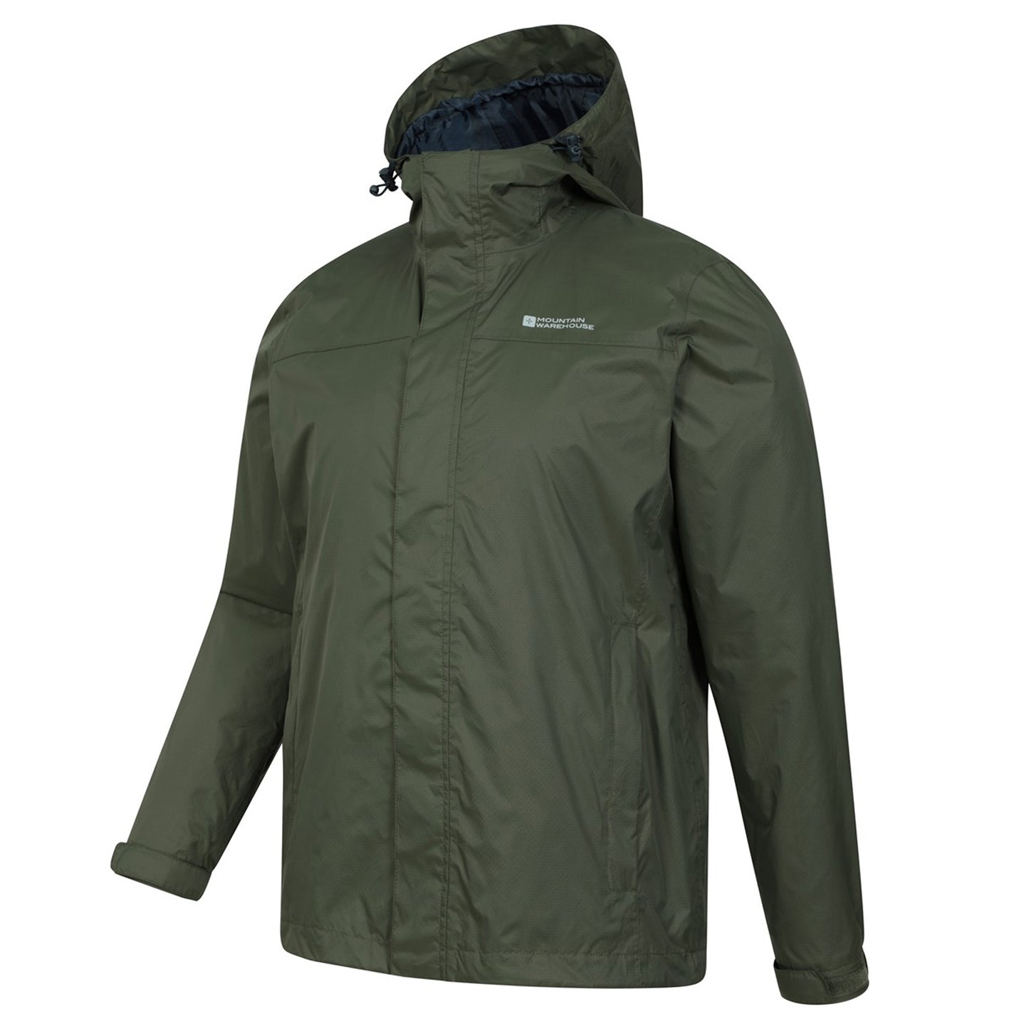 Khaki Green - Side - Mountain Warehouse Mens Torrent Waterproof Jacket