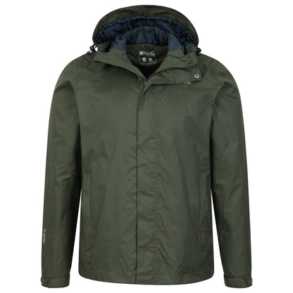 Khaki Green - Lifestyle - Mountain Warehouse Mens Torrent Waterproof Jacket