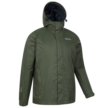 Khaki Green - Pack Shot - Mountain Warehouse Mens Torrent Waterproof Jacket