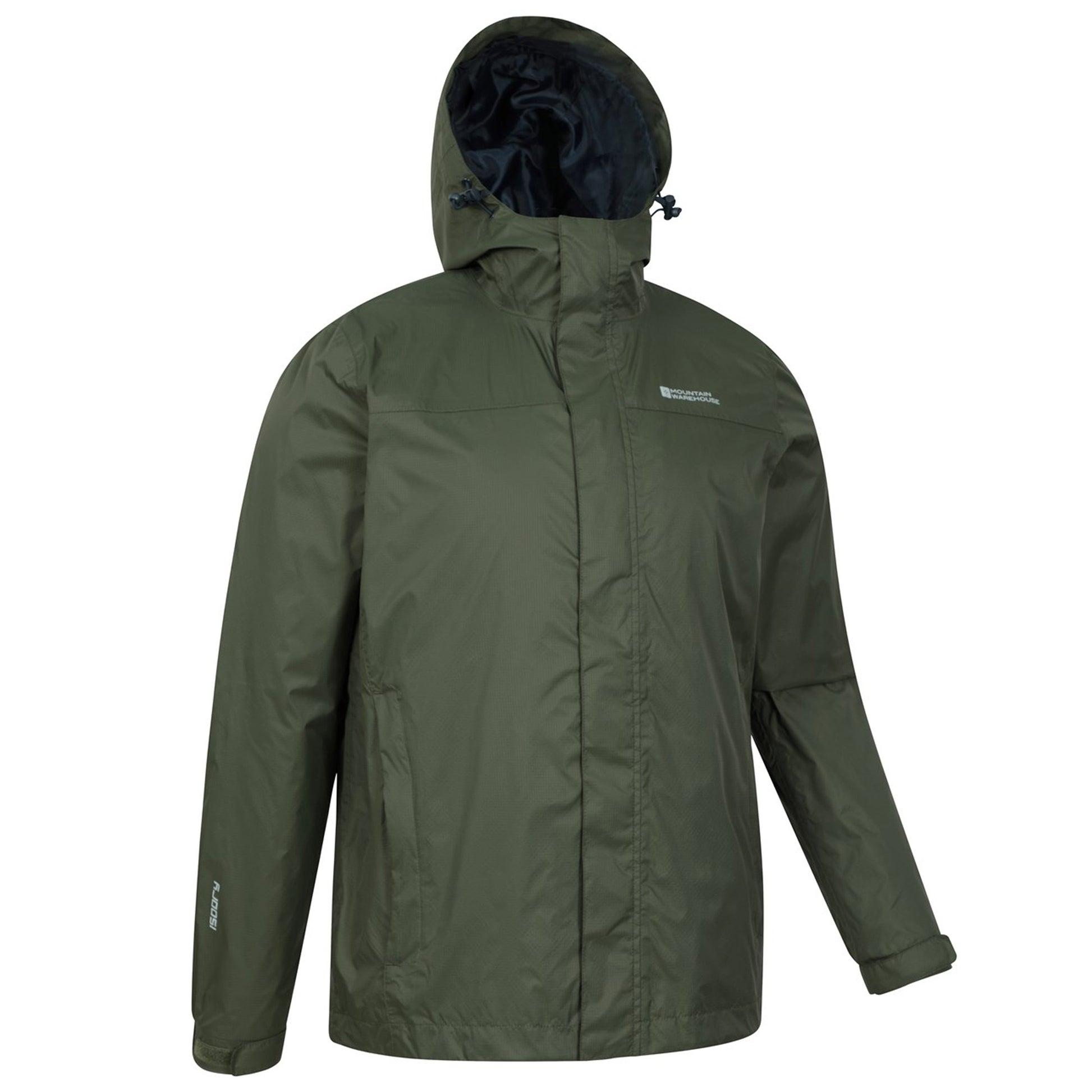 Khaki Green - Pack Shot - Mountain Warehouse Mens Torrent Waterproof Jacket