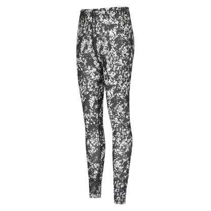 Black - Side - Mountain Warehouse Womens-Ladies Talus Printed Thermal Bottoms