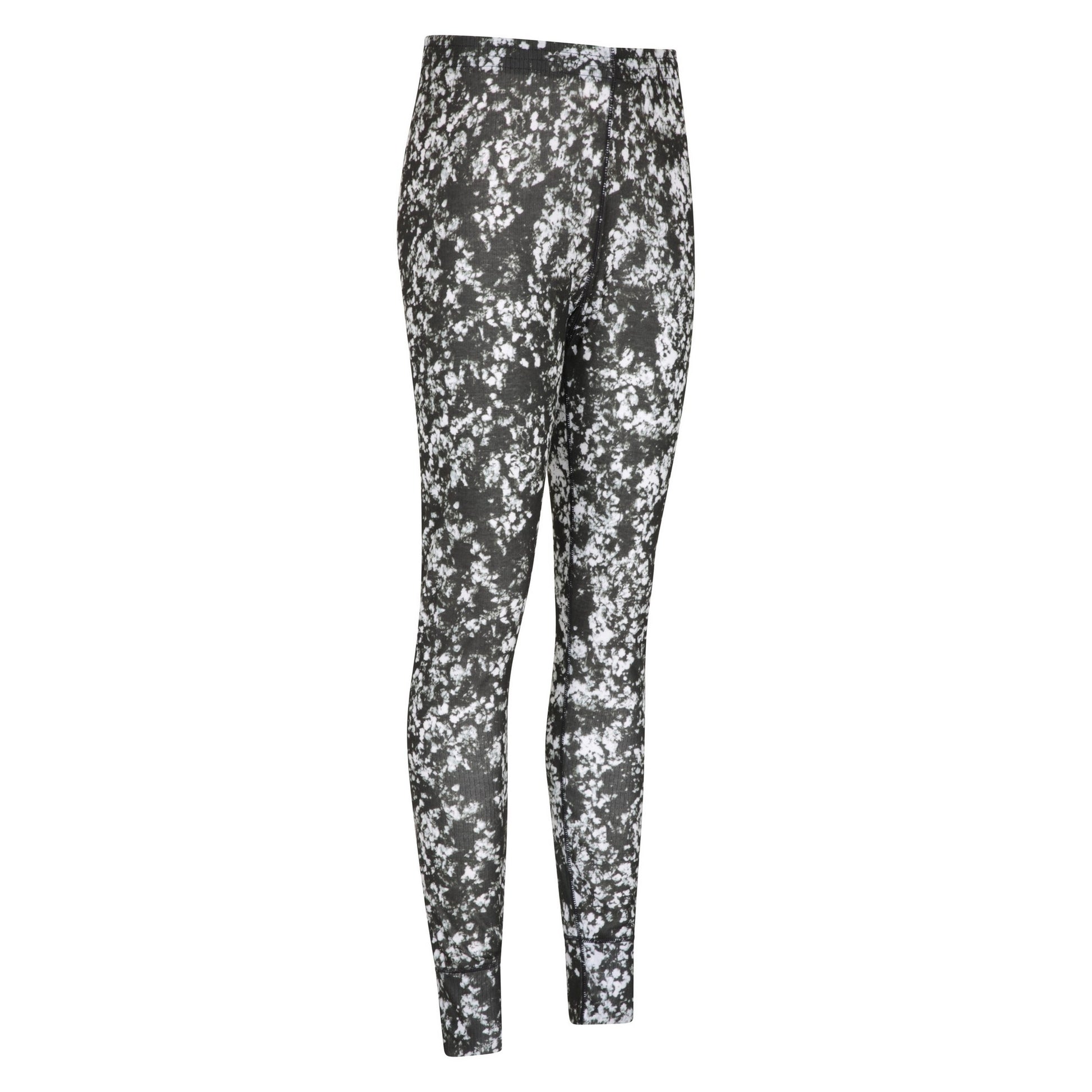 Black - Lifestyle - Mountain Warehouse Womens-Ladies Talus Printed Thermal Bottoms