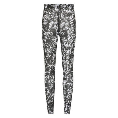 Black - Front - Mountain Warehouse Womens-Ladies Talus Printed Thermal Bottoms