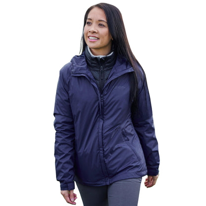 Blue - Close up - Mountain Warehouse Womens-Ladies Torrent Waterproof Jacket