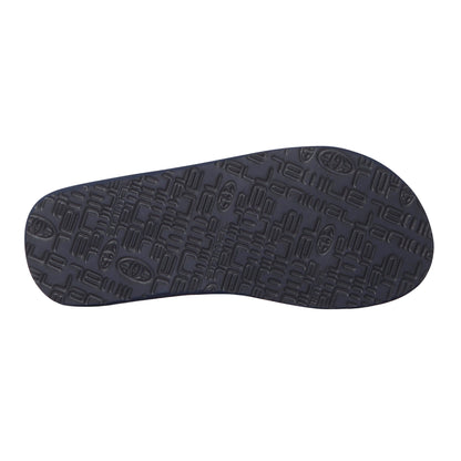 Navy - Side - Animal Womens-Ladies Sandbar Contrast Detail Recycled Sliders