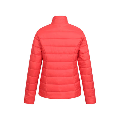 Red - Back - Mountain Warehouse Womens-Ladies Grove Padded Jacket
