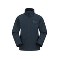 Navy - Front - Mountain Warehouse Childrens-Kids Grasmere Soft Shell Jacket