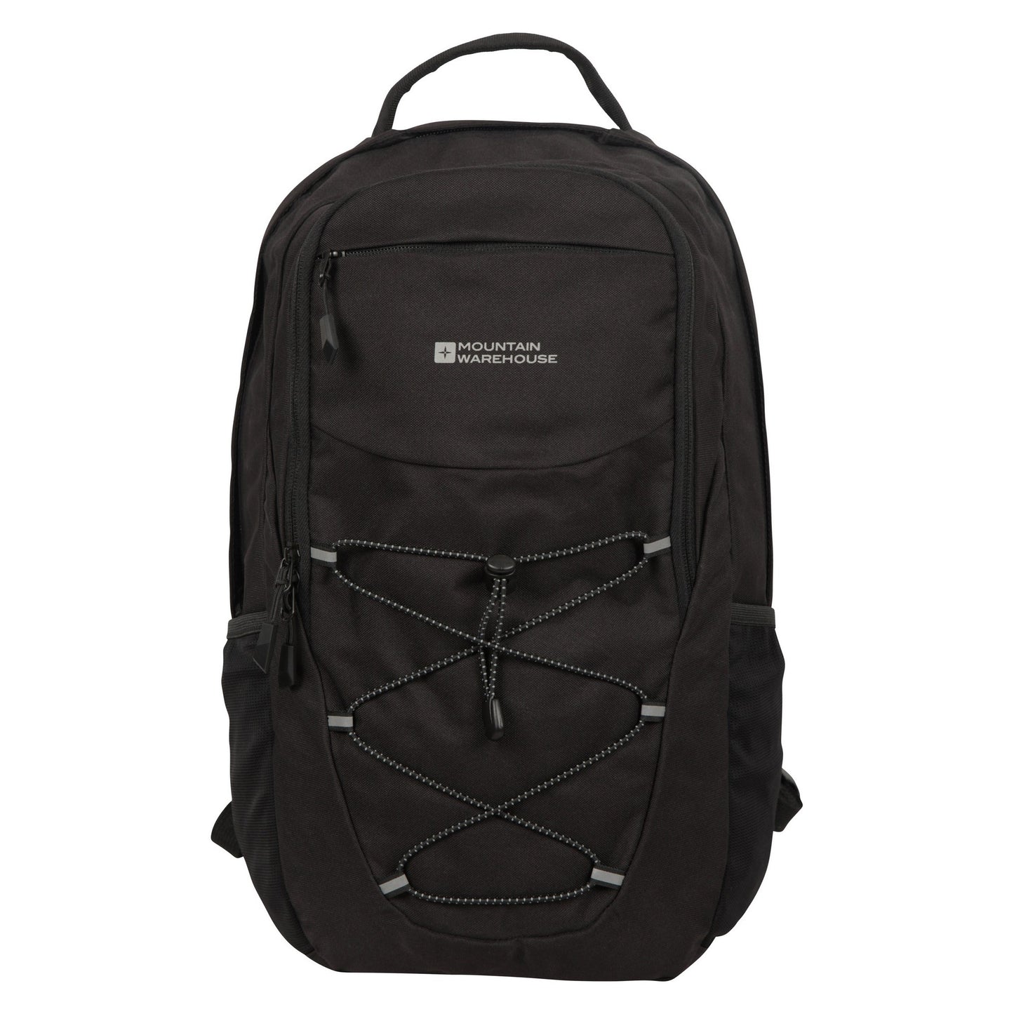 Black - Front - Mountain Warehouse Logan 20L Backpack