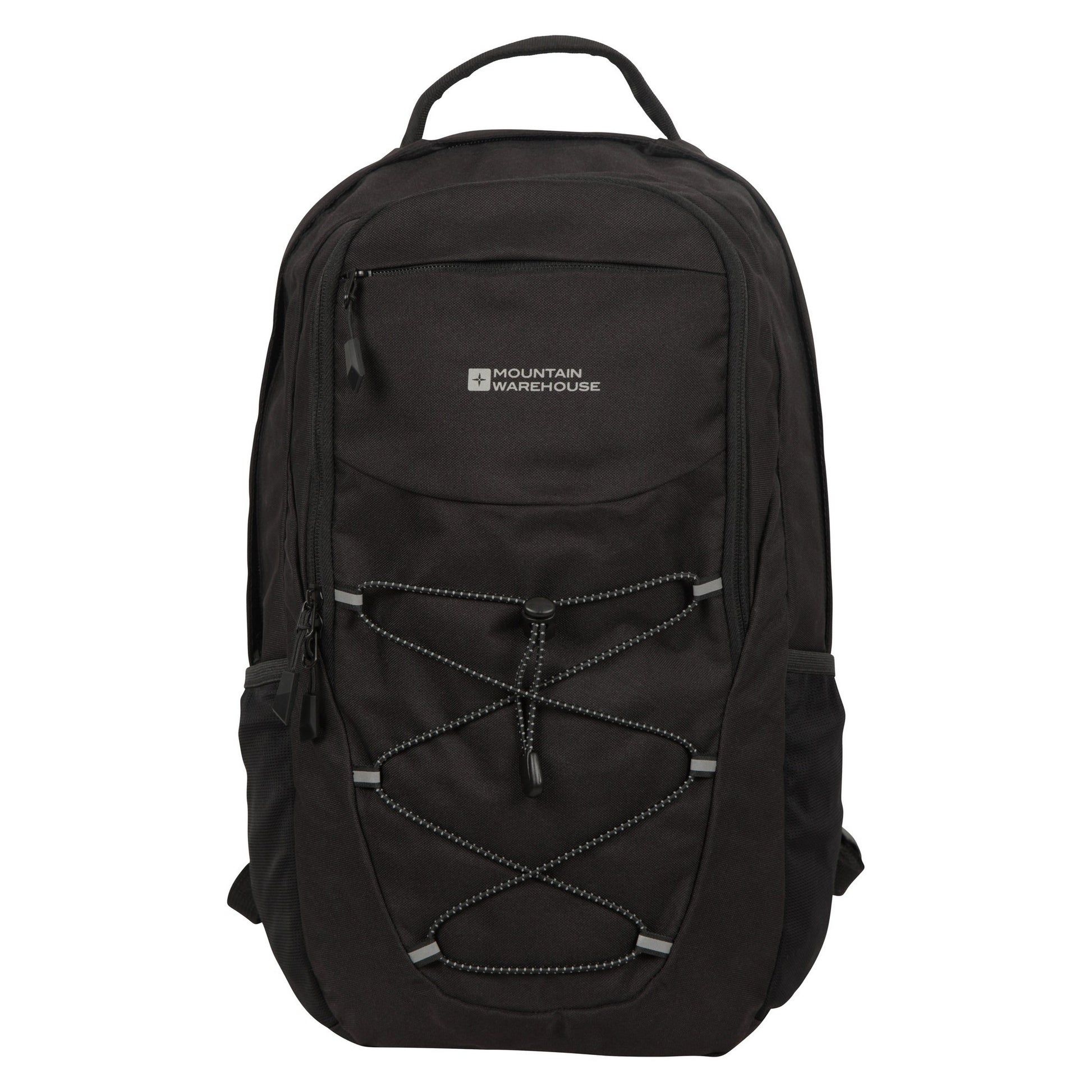 Black - Front - Mountain Warehouse Logan 20L Backpack