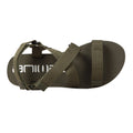 Khaki Green - Back - Animal Womens-Ladies Drift Recycled Sandals