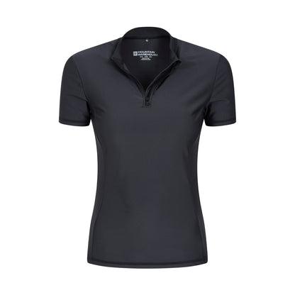 Black - Lifestyle - Mountain Warehouse Womens-Ladies Hayle Rash Guard