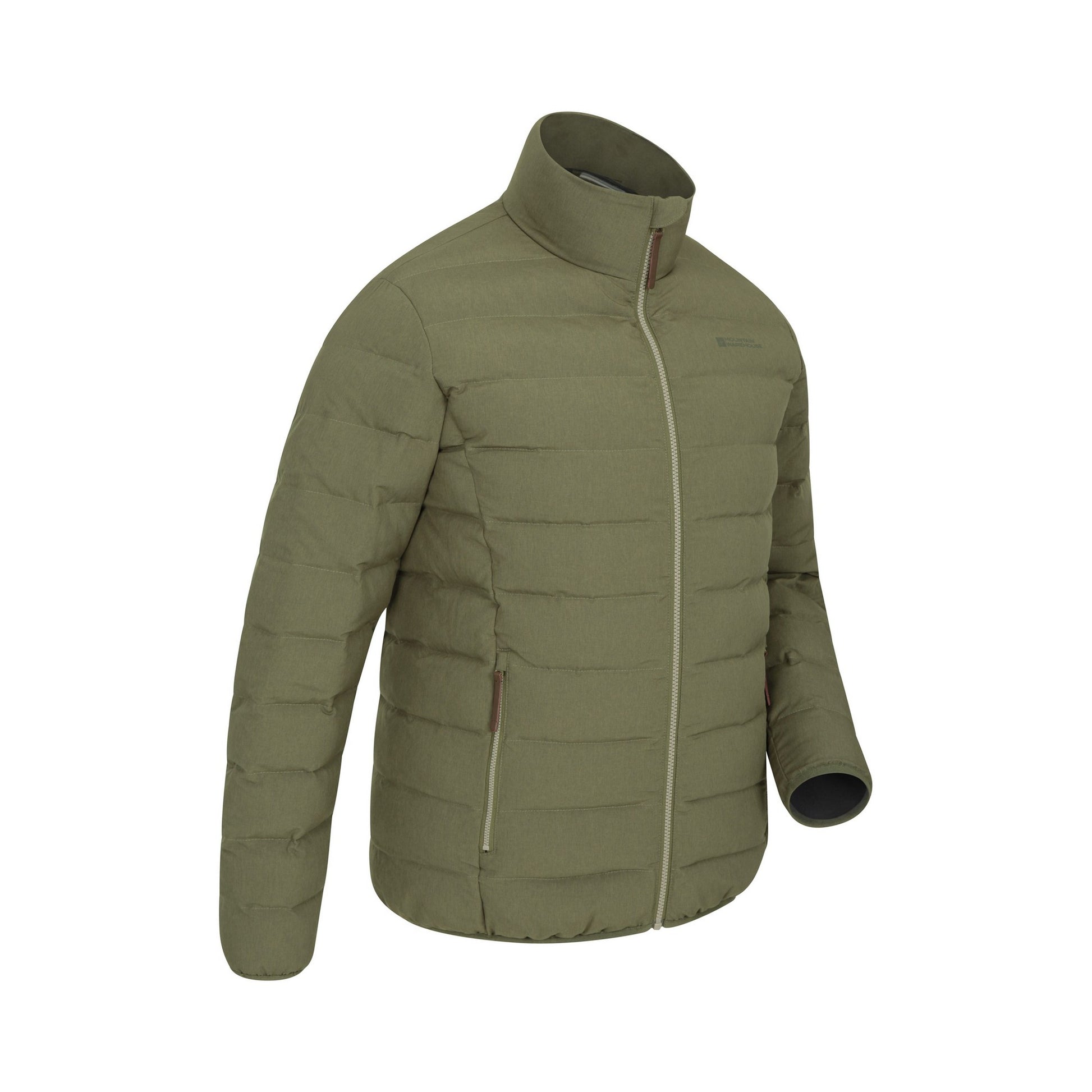 Green - Side - Mountain Warehouse Mens Herne Padded Jacket