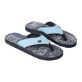 Corn Blue - Front - Animal Womens-Ladies Swish Patterned Recycled Flip Flops