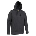 Charcoal - Lifestyle - Mountain Warehouse Mens Essentials Full Zip Hoodie