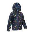 Navy - Back - Mountain Warehouse Childrens-Kids Pakka Stars Waterproof Jacket