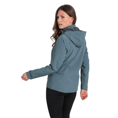Grey - Back - Mountain Warehouse Womens-Ladies Urban Extreme Recycled 3 in 1 Jacket