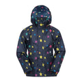 Navy - Front - Mountain Warehouse Childrens-Kids Pakka Stars Waterproof Jacket