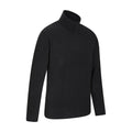 Black - Back - Mountain Warehouse Mens Camber Fleece Top (Pack of 2)