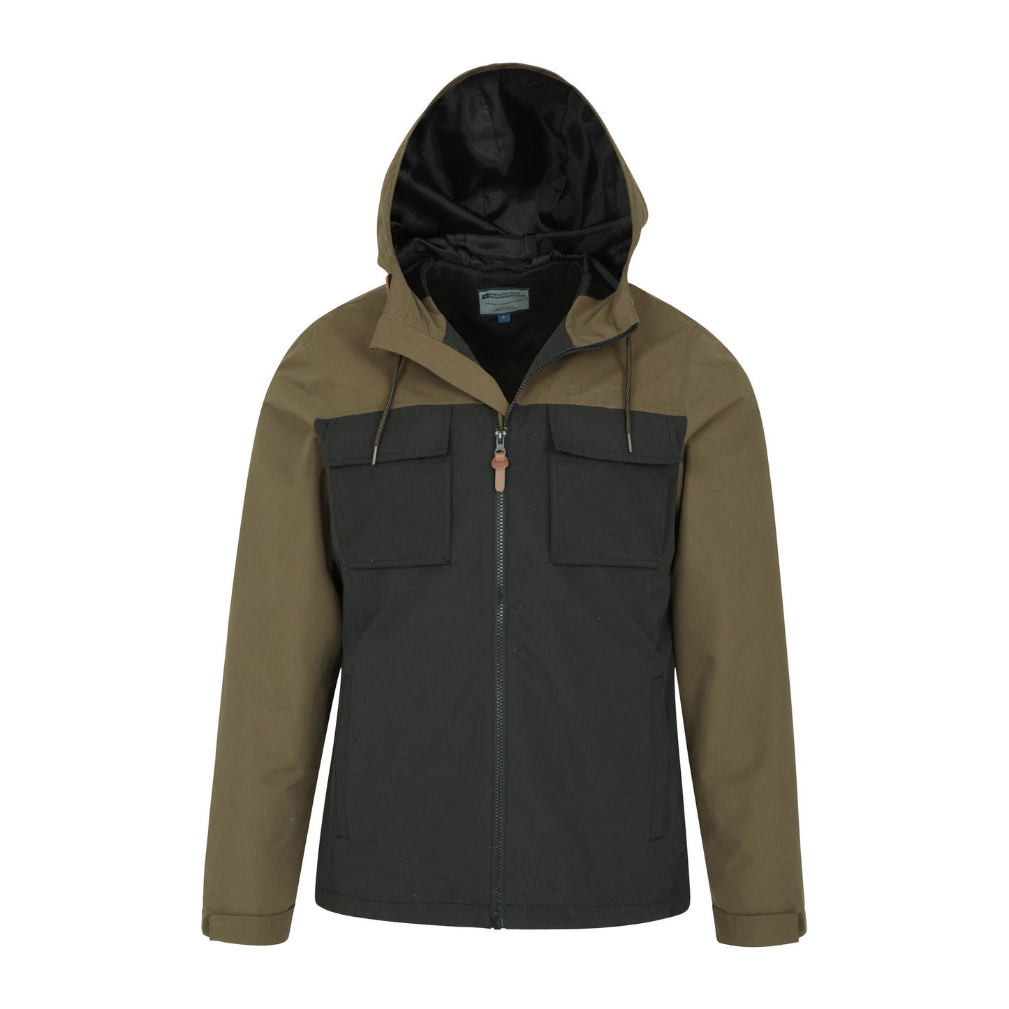 Khaki Green - Pack Shot - Mountain Warehouse Mens Burford Jacket